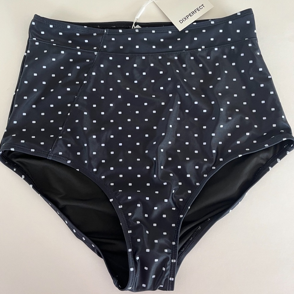 Blue/white Print Bathing Suit bottom by Dixperfect SIZE
Small NWT